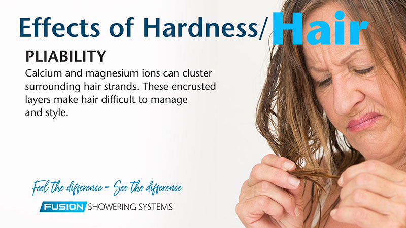 Effects of hardness on hair - Pliability